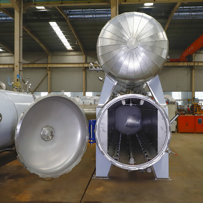 Direct Steam Retort Sterilisator Autoclaafmachine voor ingeblikte voedingsmiddelen Geavanceerde technologie