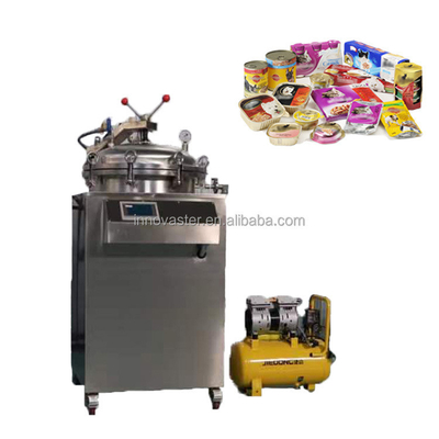 Gepersonaliseerde Spanning Directe Stoom Verwarming Verticale Kleine Model Sterilisatie Retort