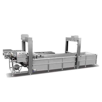 Vissenvlees IQF-producten Ontdooiingsmachine met aangepaste spanning en automatische onderdompeling in water