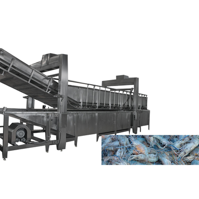 Vissenvlees IQF-producten Ontdooiingsmachine met aangepaste spanning en automatische onderdompeling in water