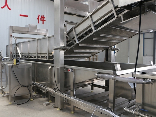 Vissenvlees IQF-producten Ontdooiingsmachine met aangepaste spanning en automatische onderdompeling in water