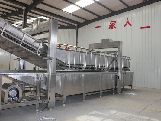 Vissenvlees IQF-producten Ontdooiingsmachine met aangepaste spanning en automatische onderdompeling in water