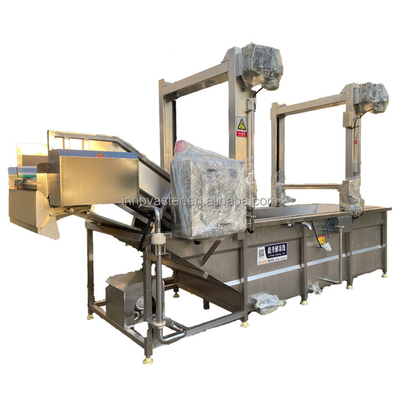 Gemakkelijk te bedienen Gantry Lifting ontdooiing machine voor kip been kip vleugel vis garnalen