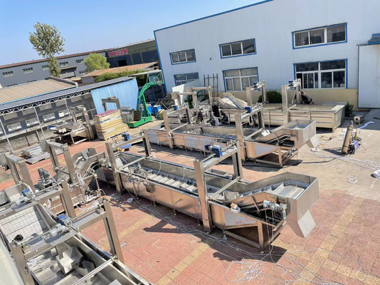 Gemakkelijk te bedienen Gantry Lifting ontdooiing machine voor kip been kip vleugel vis garnalen